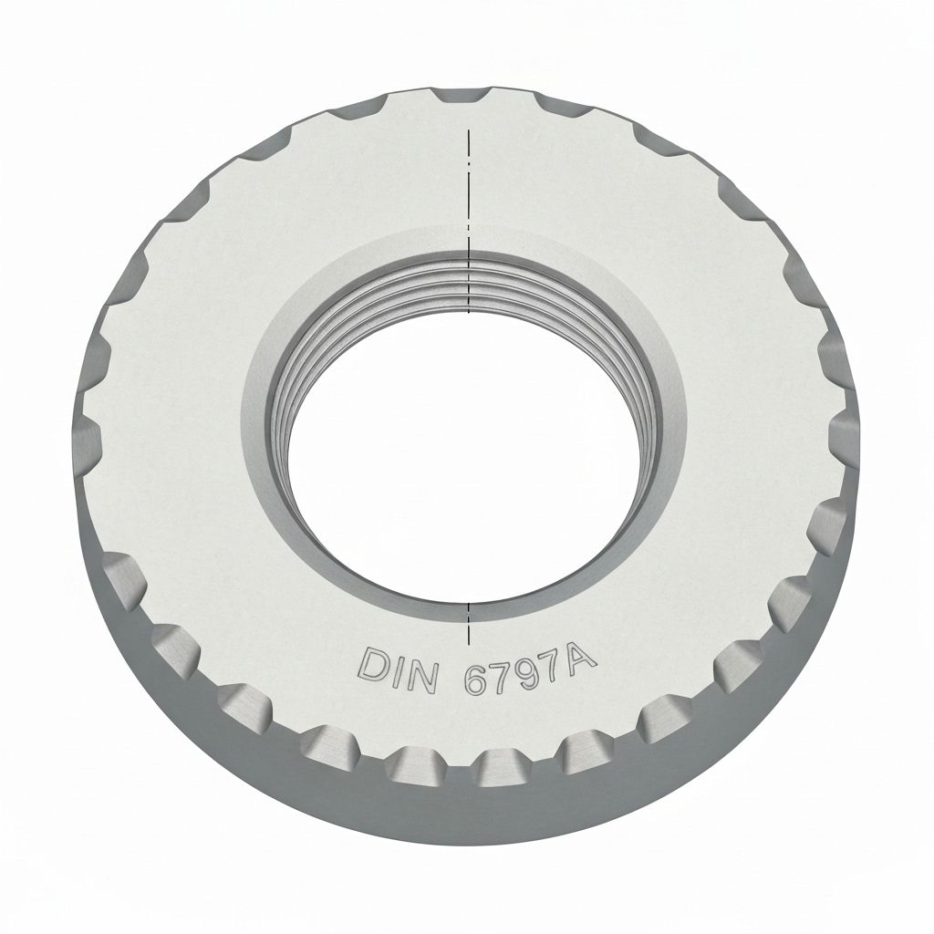 Din 6797A Serrated Lock Washer